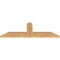 Ekena Millwork Portland Smooth Timber Gable Bracket, Western Red Cedar, 36"W x 12"H x 1 1/2"D x 3 1/2"F, 8/12 Pitch GBW036X12X0204POR00SWR - alternate 5